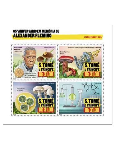 n° 7052/7055 - Timbre SAINT-THOMAS ET PRINCE Poste