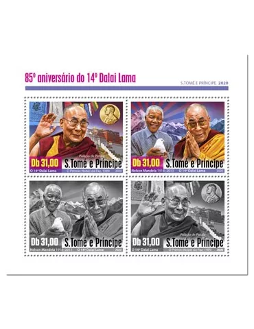 n° 7100/7103 - Timbre SAINT-THOMAS ET PRINCE Poste