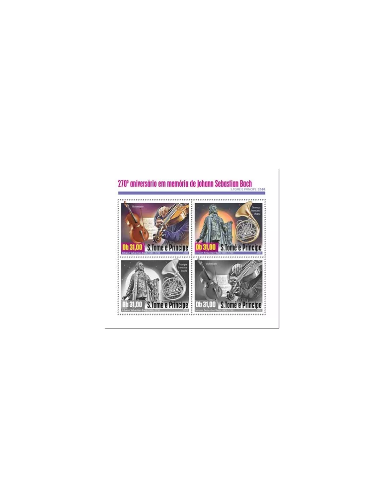 n° 7116/7119 - Timbre SAINT-THOMAS ET PRINCE Poste