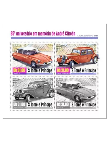 n° 7124/7127 - Timbre SAINT-THOMAS ET PRINCE Poste