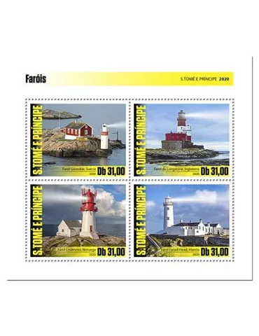n° 7136/7139 - Timbre SAINT-THOMAS ET PRINCE Poste