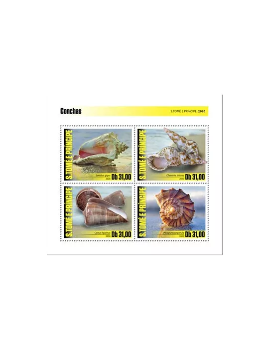 n° 7144/7147 - Timbre SAINT-THOMAS ET PRINCE Poste