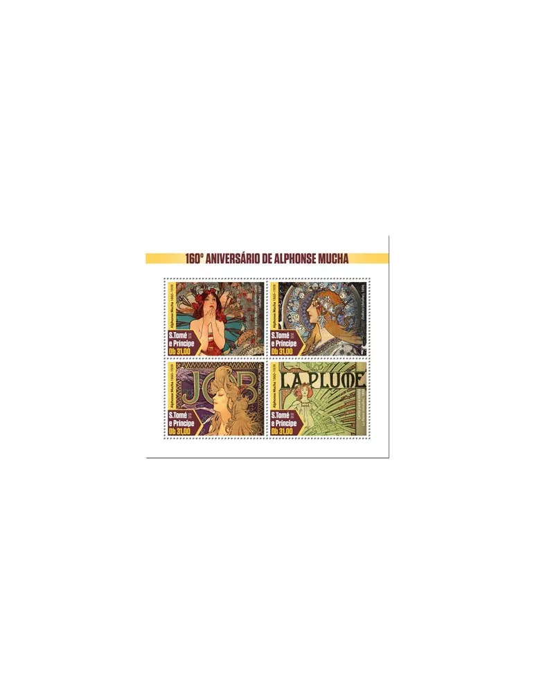 n° 7166/7169 - Timbre SAINT-THOMAS ET PRINCE Poste