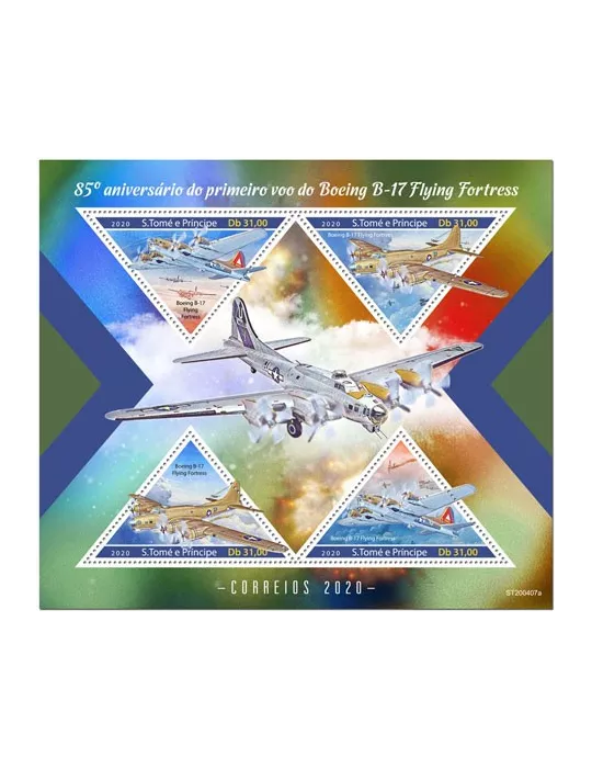 n° 7182/7185 - Timbre SAINT-THOMAS ET PRINCE Poste