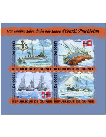 n° 10097/10100 - Timbre GUINEE Poste