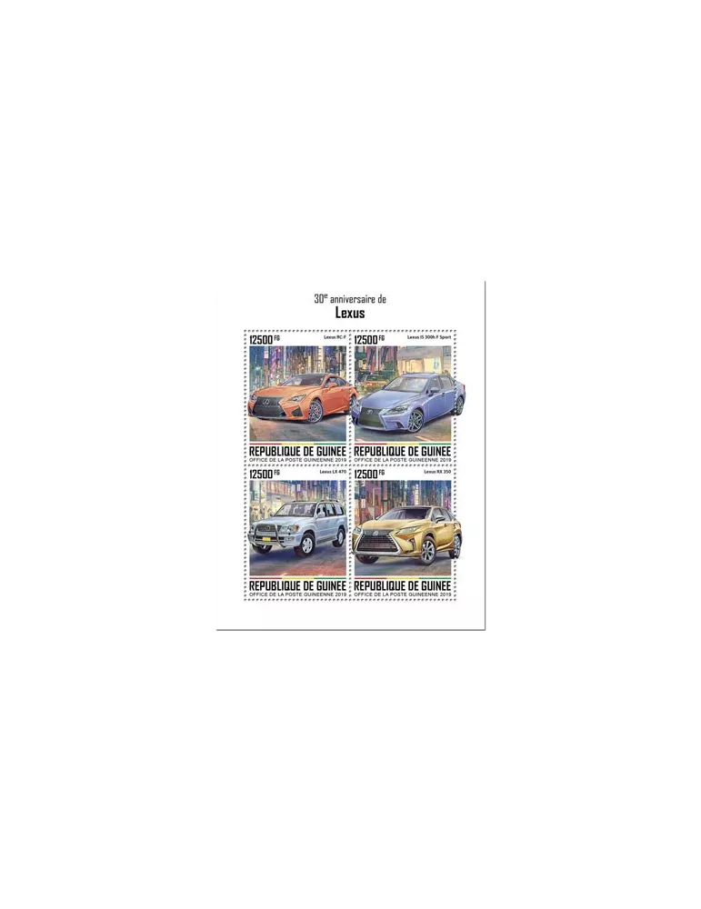 n° 10183/10186 - Timbre GUINEE Poste