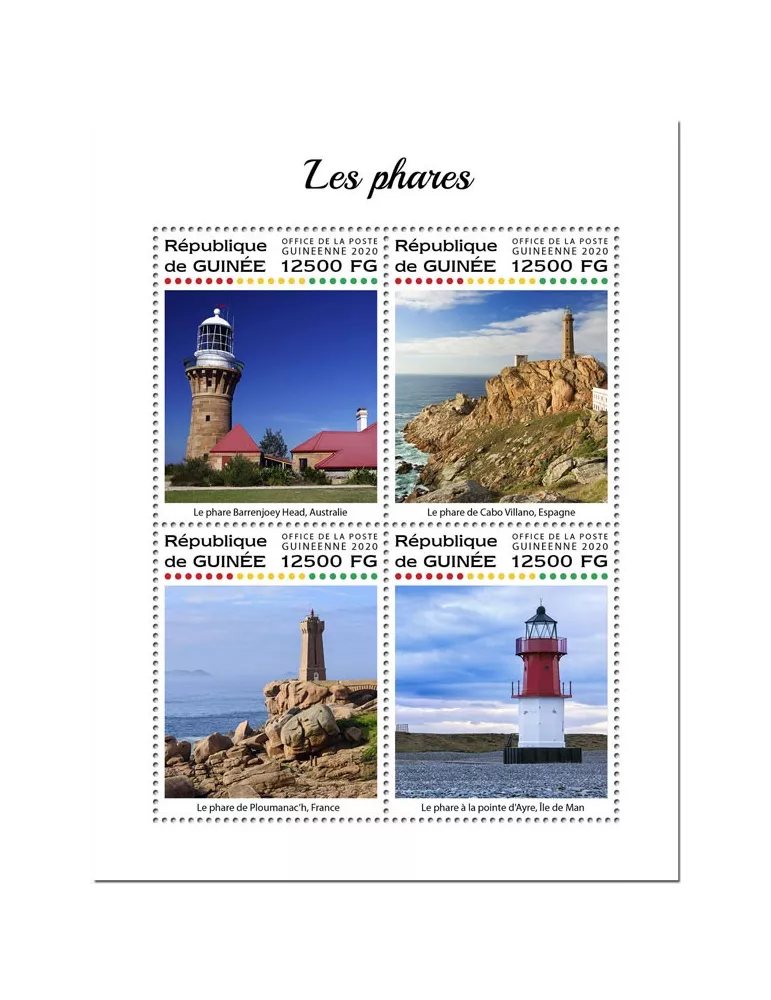 n° 10259/10262 - Timbre GUINEE Poste