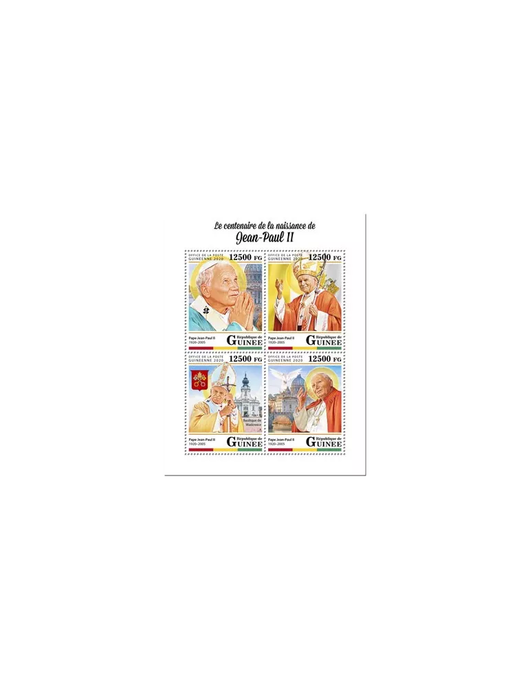 n° 10363/10366 - Timbre GUINEE Poste