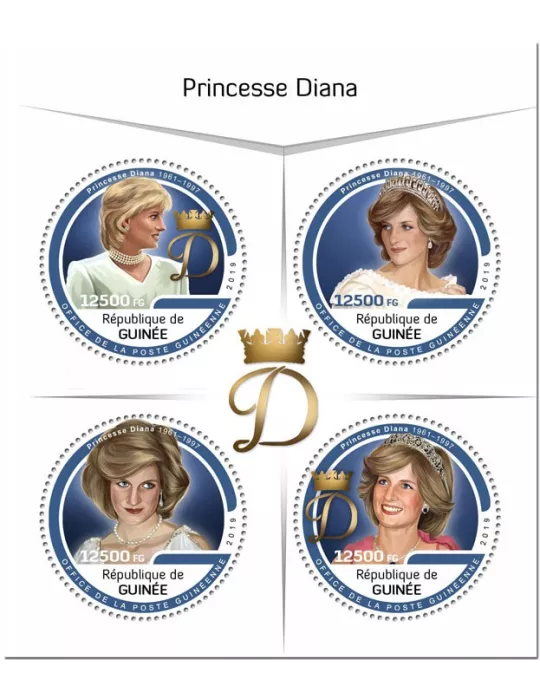 n° 9805/9808 - Timbre GUINEE Poste