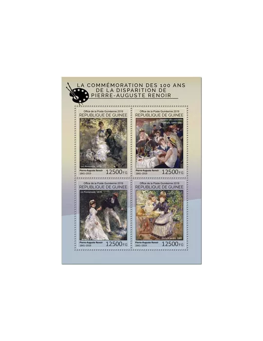 n° 9829/9832 - Timbre GUINEE Poste