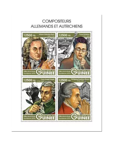 n° 9885/9888 - Timbre GUINEE Poste