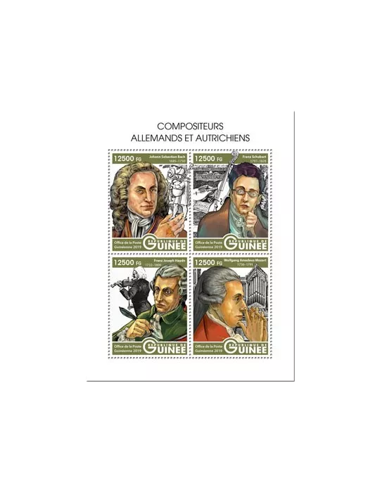 n° 9885/9888 - Timbre GUINEE Poste