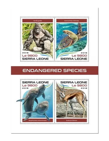 n° 7829/7832 - Timbre SIERRA LEONE Poste