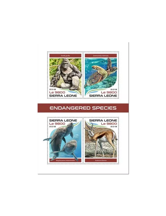 n° 7829/7832 - Timbre SIERRA LEONE Poste