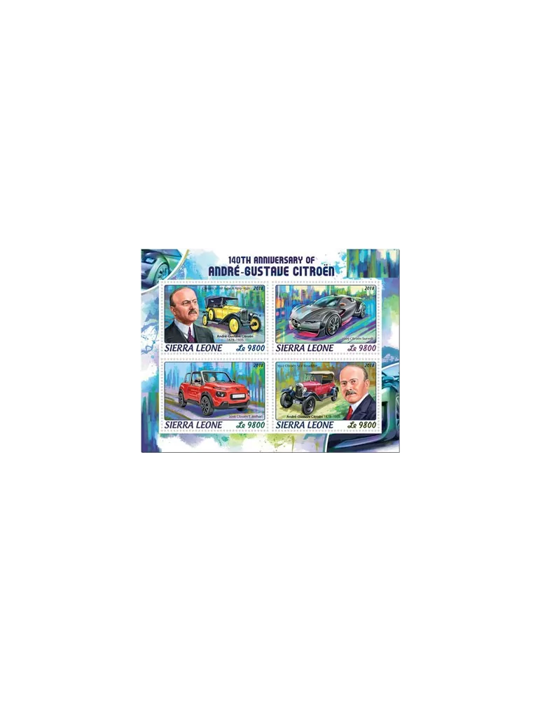 n° 7909/7912 - Timbre SIERRA LEONE Poste