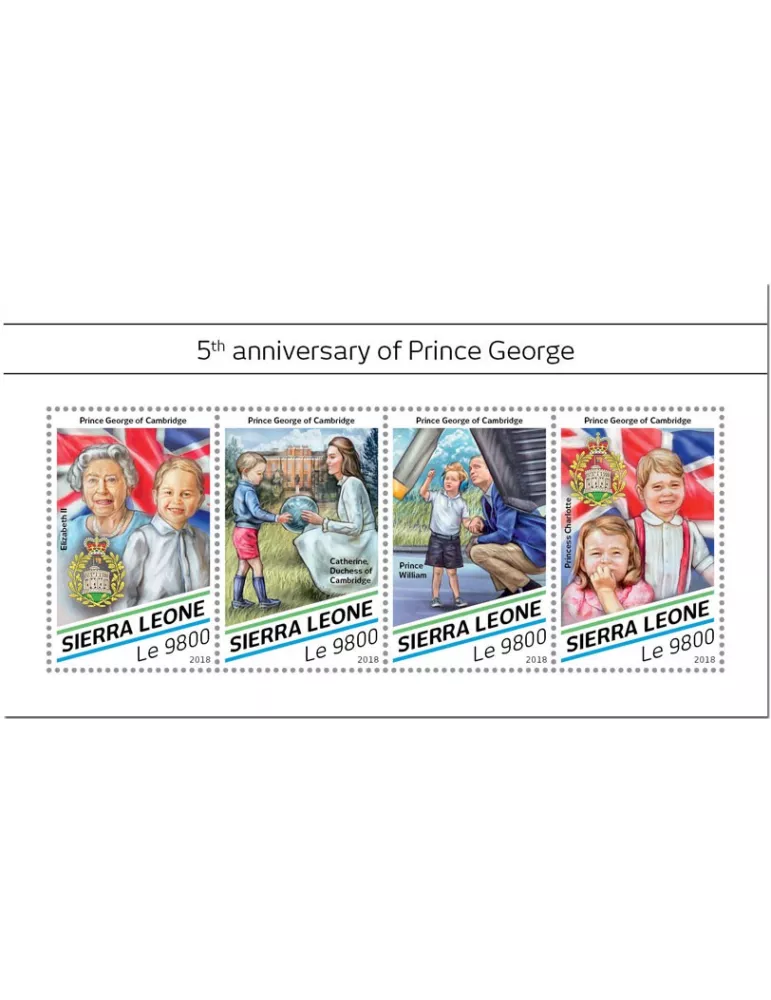 n° 7973/7976 - Timbre SIERRA LEONE Poste