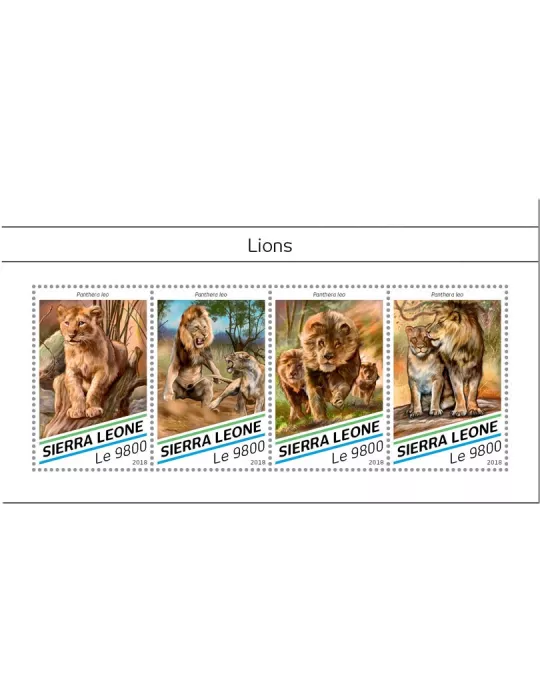 n° 8037/8040 - Timbre SIERRA LEONE Poste