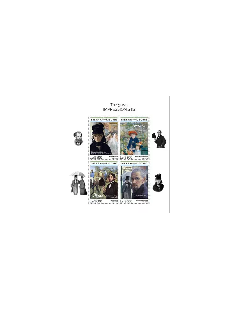 n° 8082/8085 - Timbre SIERRA LEONE Poste