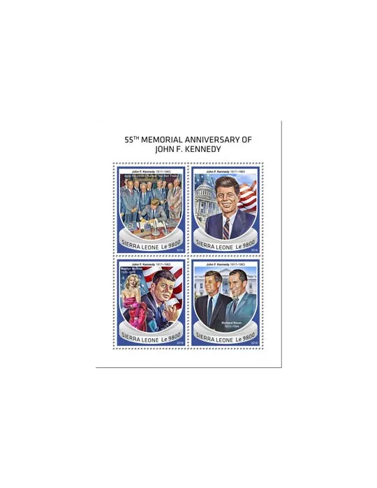 n° 8162/8165 - Timbre SIERRA LEONE Poste