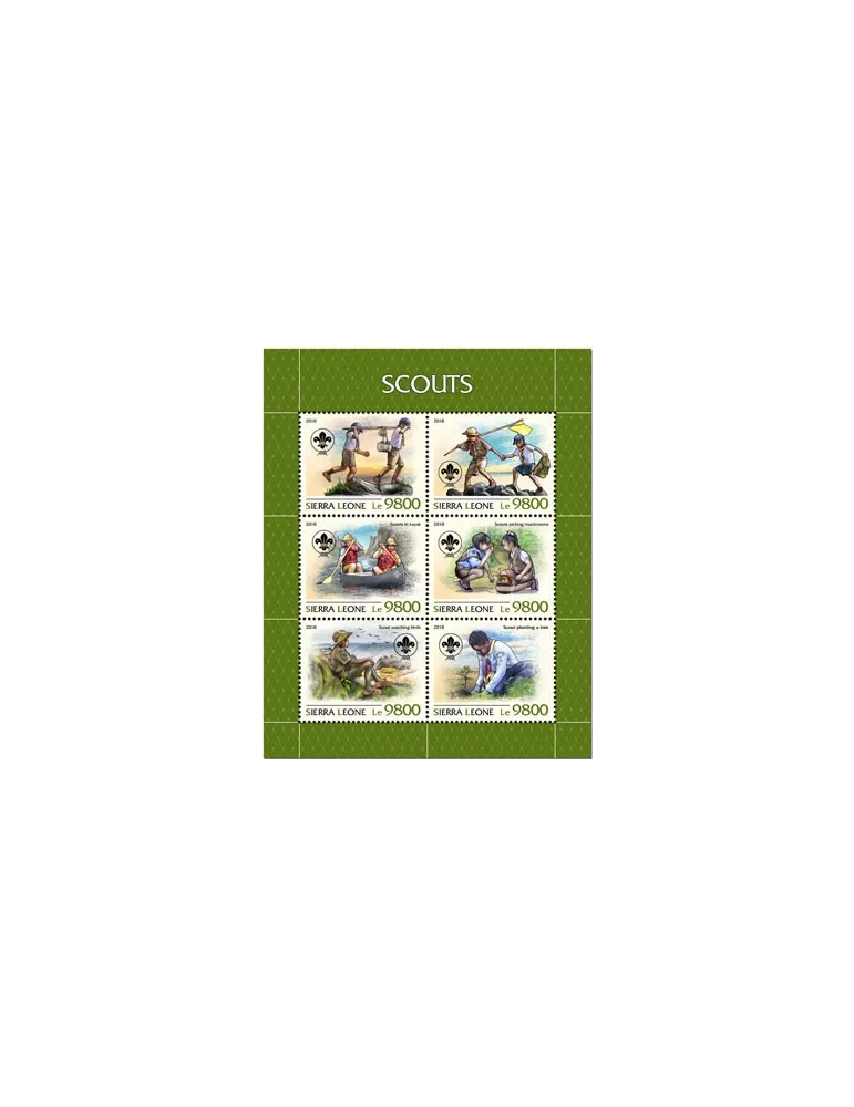 n° 8265 - Timbre SIERRA LEONE Poste