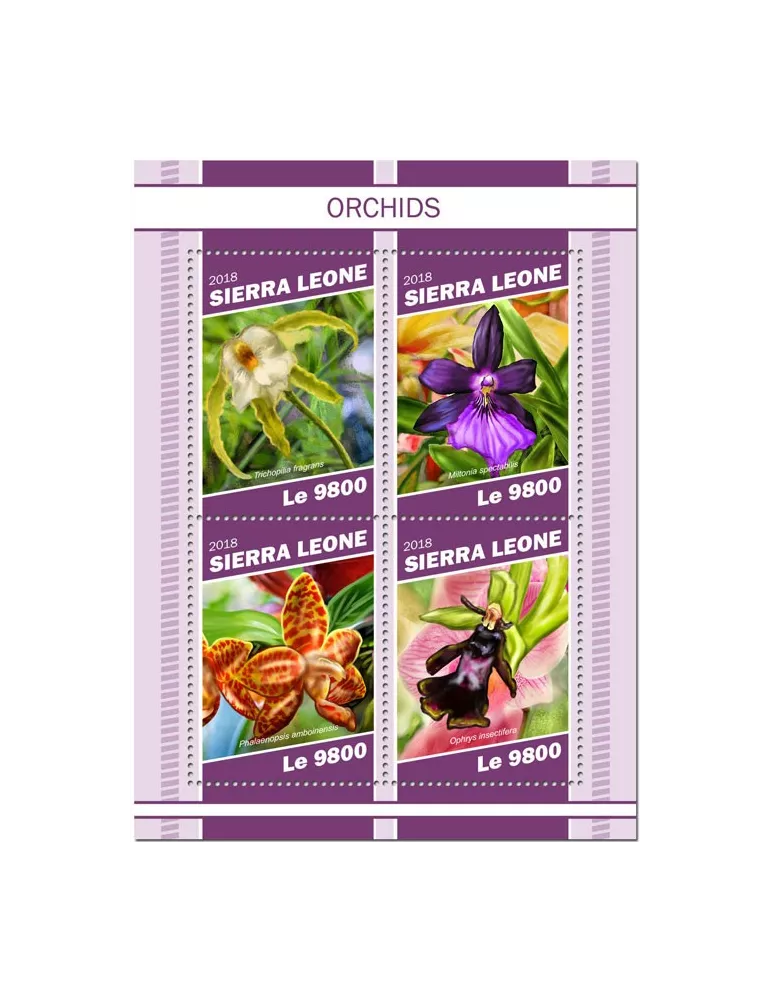 n° 8538/8541 - Timbre SIERRA LEONE Poste