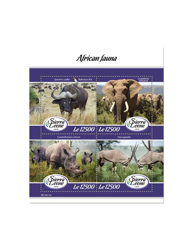 n° 8635/8638 - Timbre SIERRA LEONE Poste