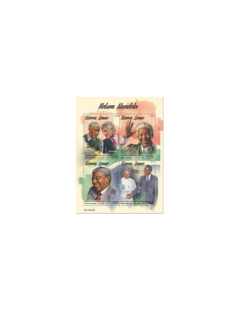 n° 8780/8783 - Timbre SIERRA LEONE Poste