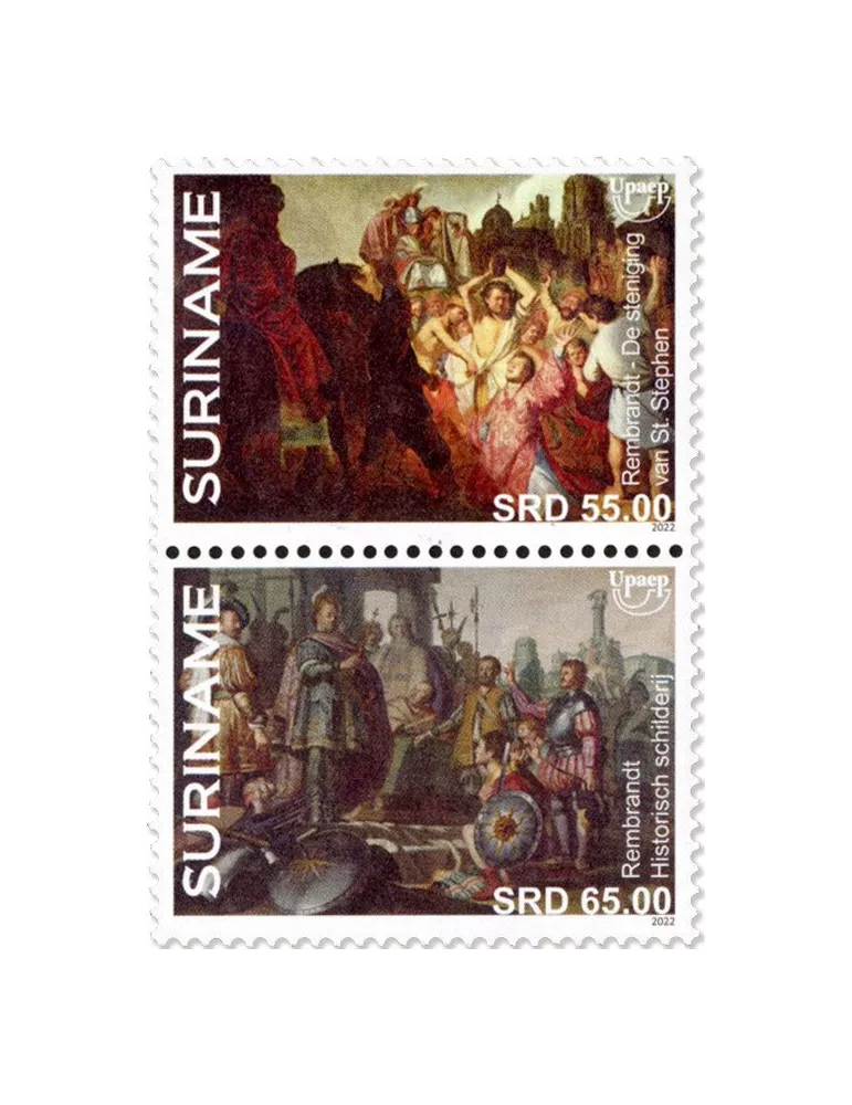 n° 3208/3209 - Timbre SURINAM Poste