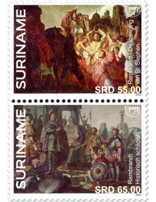 n° 3208/3209 - Timbre SURINAM Poste
