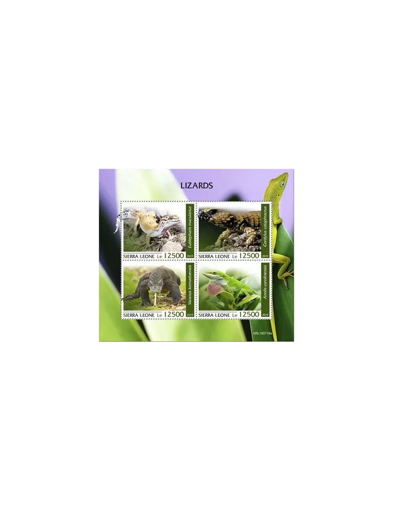 n° 9182/9185 - Timbre SIERRA LEONE Poste