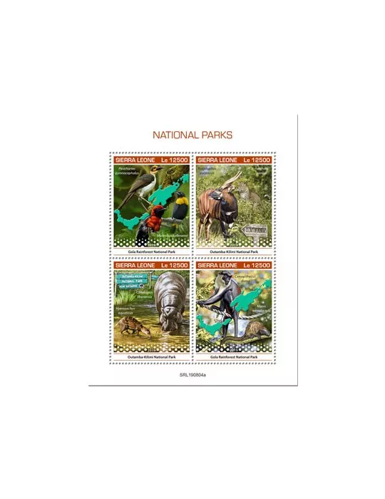 n° 9210/9213 - Timbre SIERRA LEONE Poste