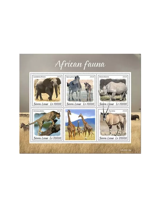 n° 9676/9680 - Timbre SIERRA LEONE Poste