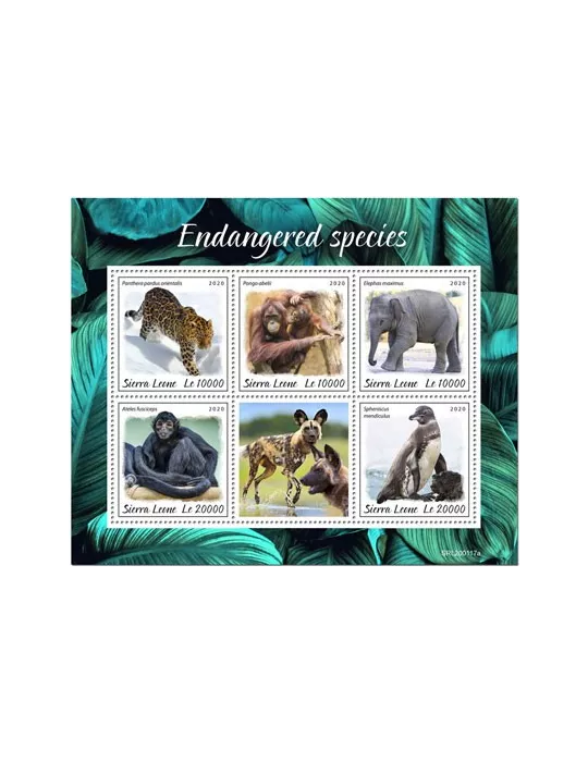 n° 9681/9685 - Timbre SIERRA LEONE Poste