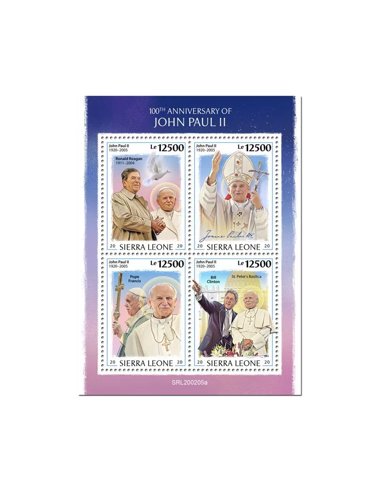 n° 9717/9720 - Timbre SIERRA LEONE Poste