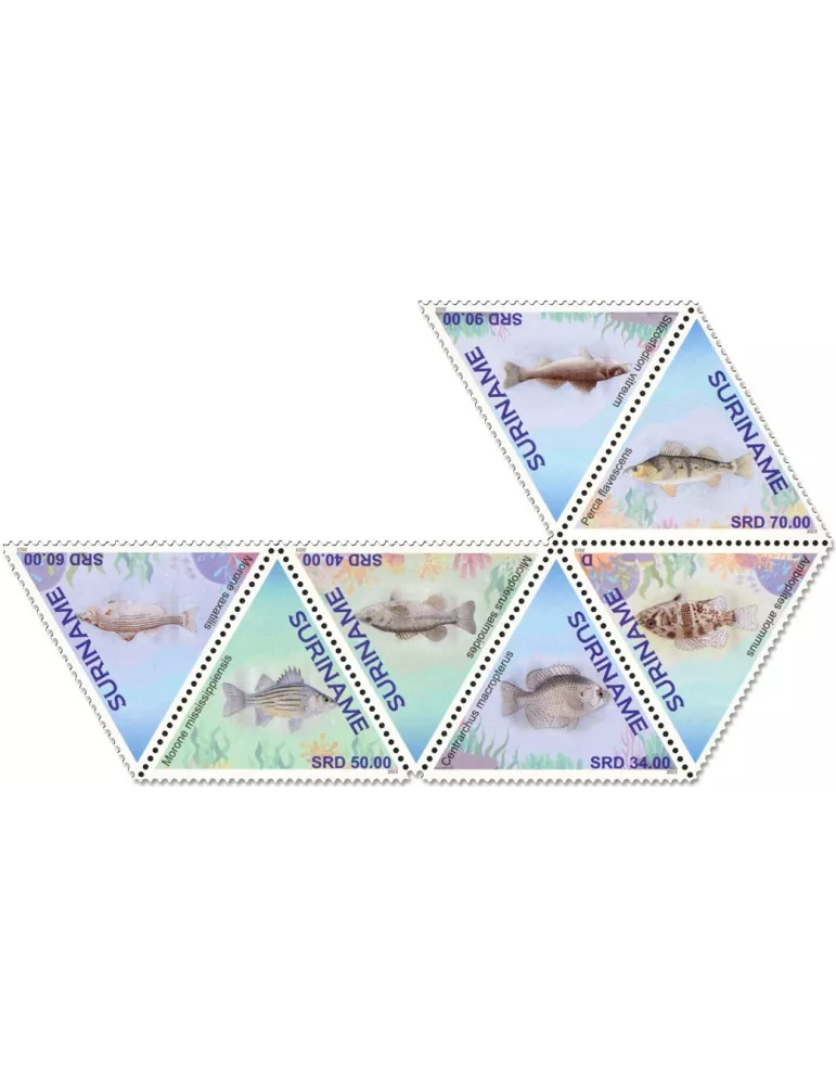 n° 3322/3328 - Timbre SURINAM Poste