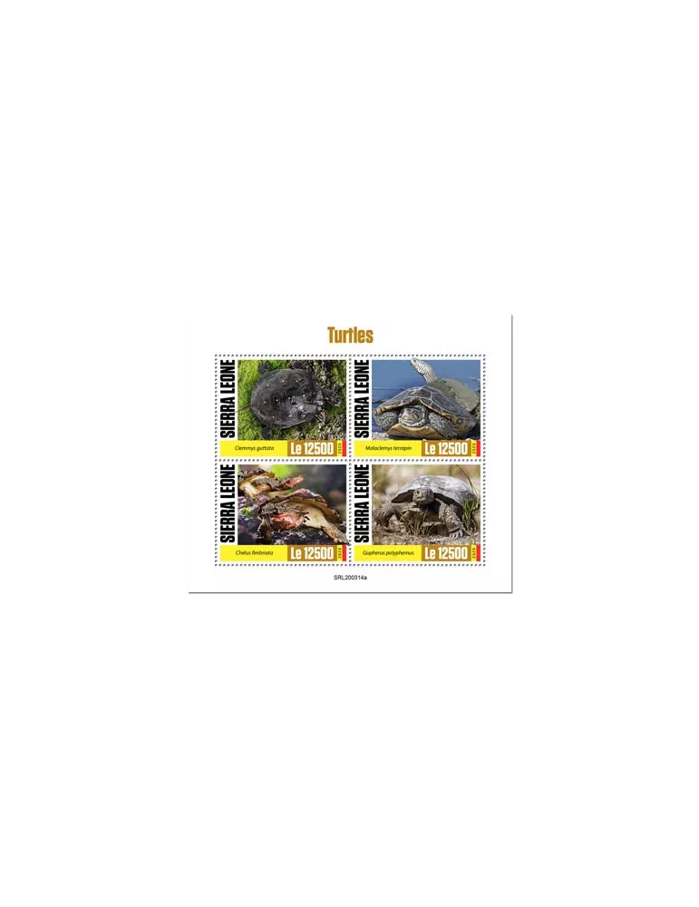 n° 9820/9823 - Timbre SIERRA LEONE Poste