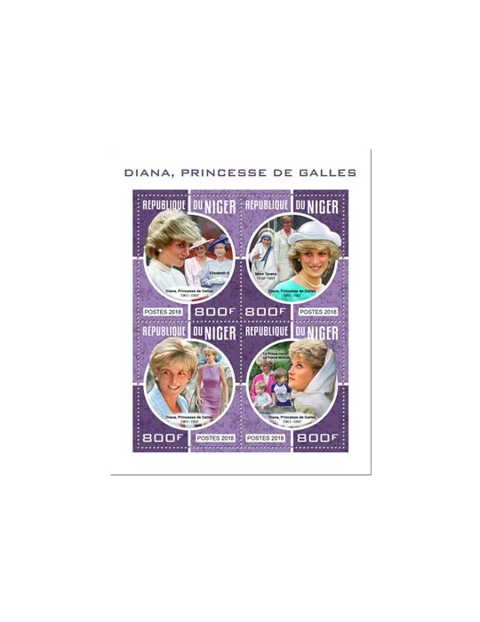 n° 4613/4616 - Timbre NIGER Poste