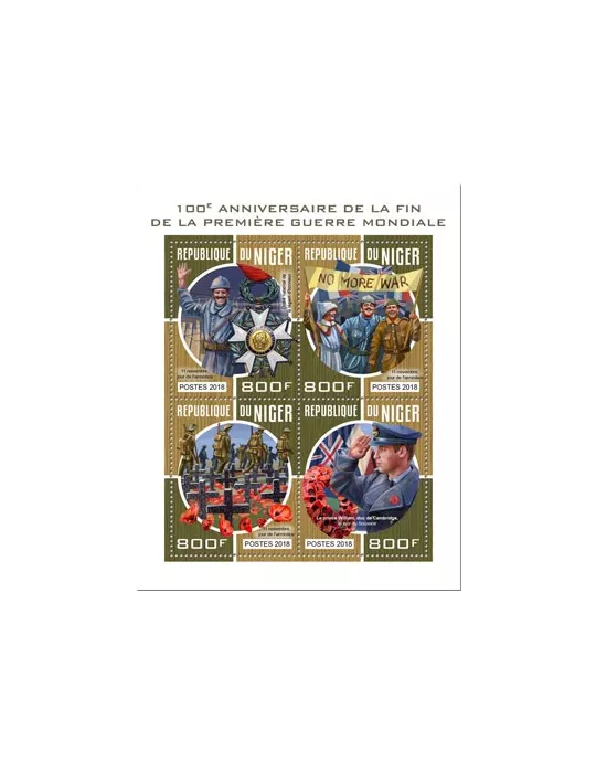 n° 4621/4624 - Timbre NIGER Poste