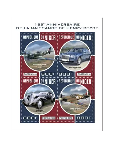 n° 4653/4656 - Timbre NIGER Poste