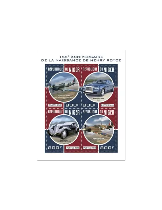 n° 4653/4656 - Timbre NIGER Poste