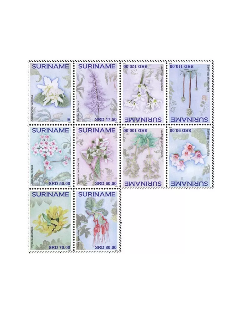 n° 3355/3364 - Timbre SURINAM Poste