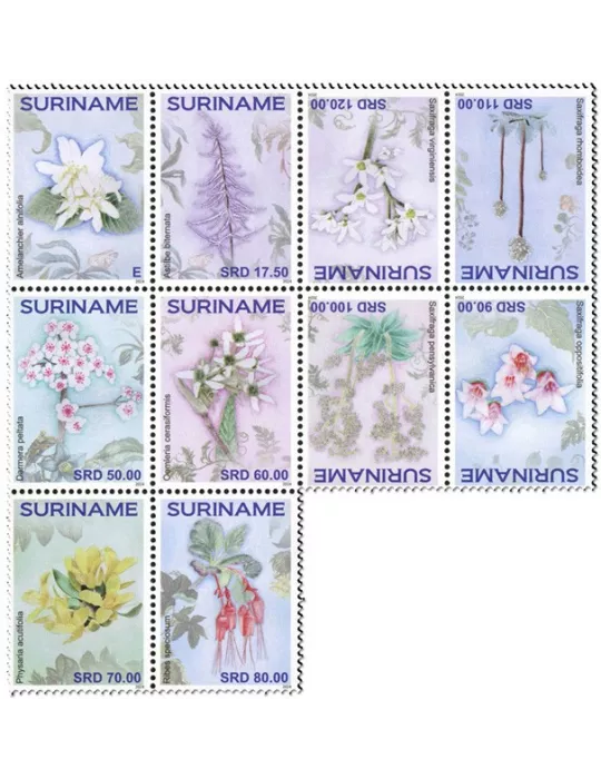 n° 3355/3364 - Timbre SURINAM Poste