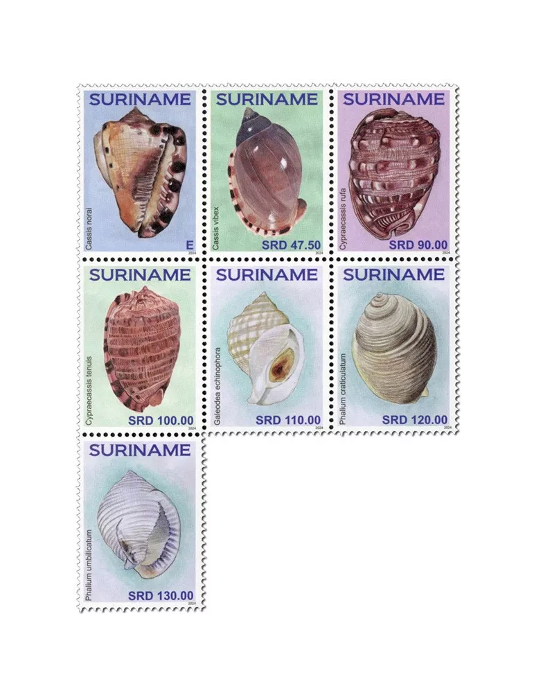 n° 3365/3371 - Timbre SURINAM Poste
