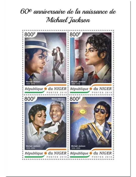 n° 4805/4808 - Timbre NIGER Poste