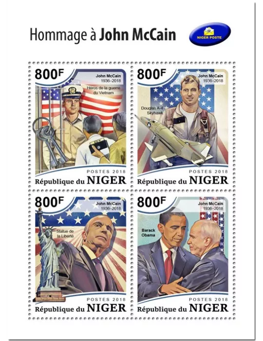 n° 4898/4901 - Timbre NIGER Poste