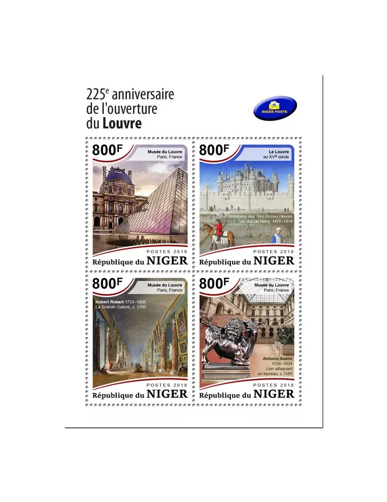 n° 4958/4961 - Timbre NIGER Poste