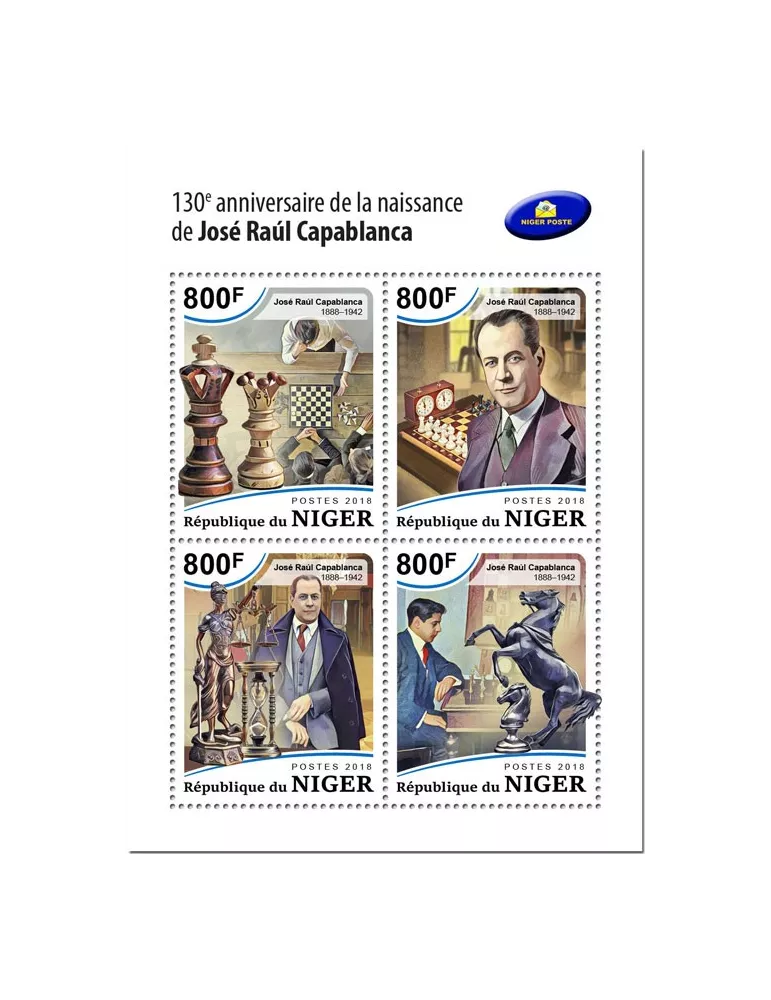 n° 4974/4977 - Timbre NIGER Poste