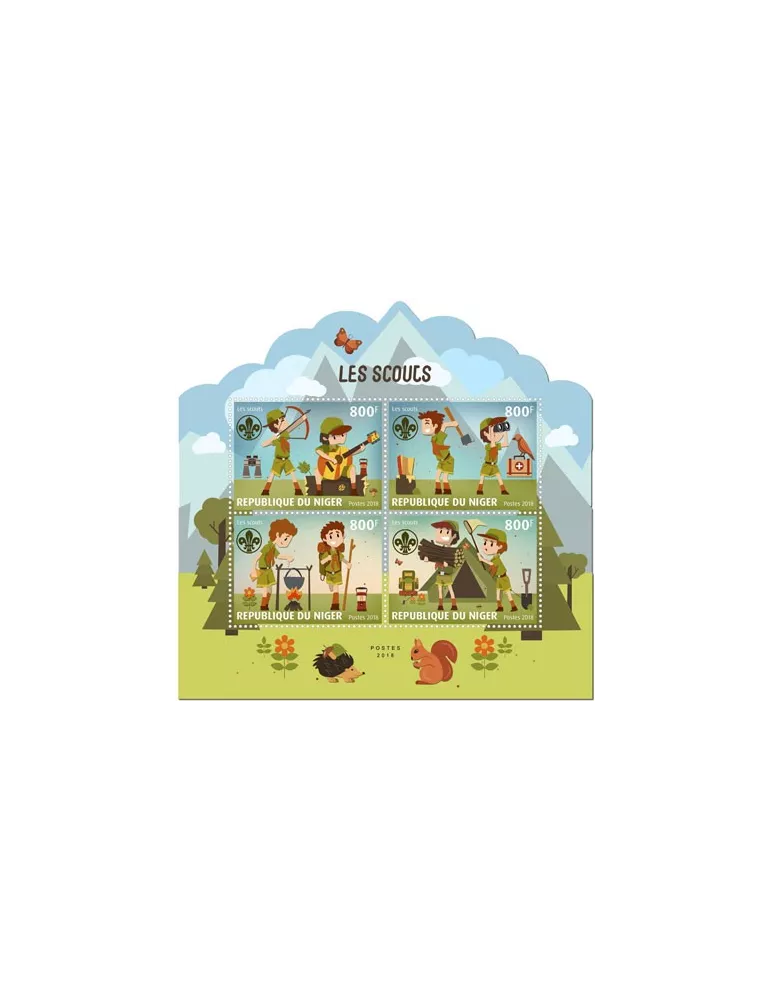 n° 5054/5057 - Timbre NIGER Poste