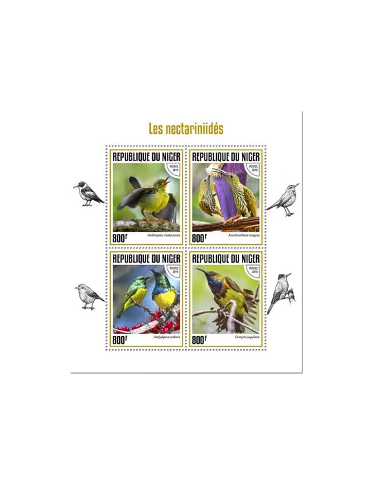 n° 5322/5325 - Timbre NIGER Poste