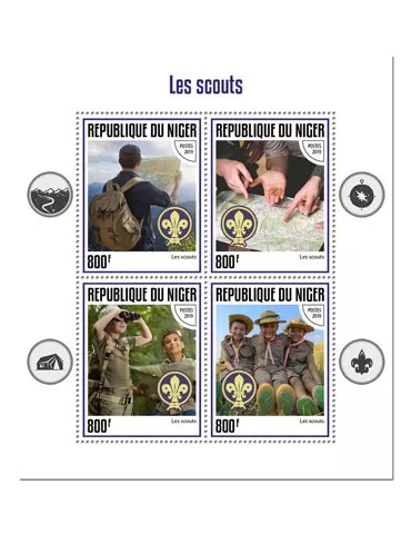 n° 5350/5353 - Timbre NIGER Poste